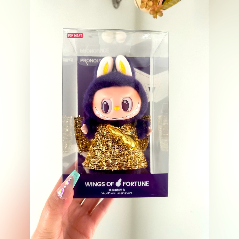 LABUBU × PRONOUNCE - Pop Mart Wings of Fortune Vinyl Plush WINGS OF FORTUNE NWOT